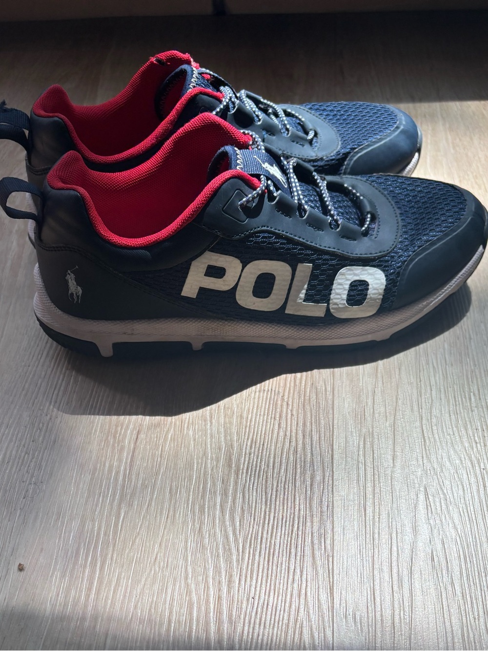 Polo by Ralph Lauren Tech Racer Sneakers with Red Lining